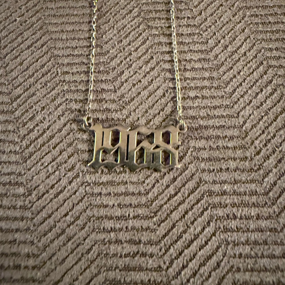Sterling Silver 1968 Necklace - NEW!